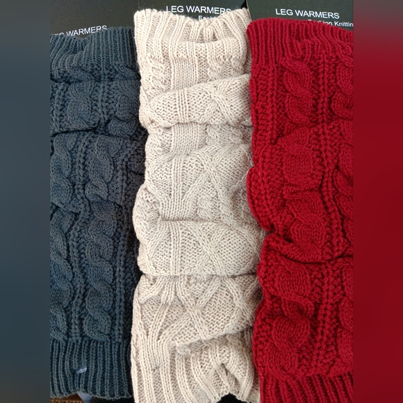 Fashion Knitted Crochet Winter Leg Warmers - Picture 11 of 16